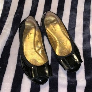 Kate Spade Patent Bow Flats